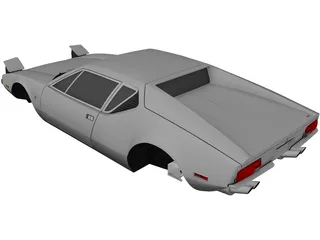 De Tomaso Pantera Body 3D Model