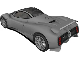 Pagani Zonda C12 3D Model