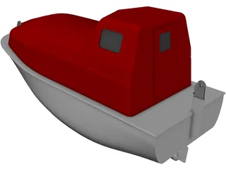 Life Boat 3D Model