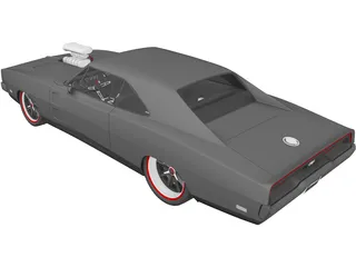 Dodge Charger Custom (1969) 3D Model