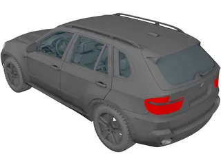 BMW X5 xDrive48i (2010) 3D Model