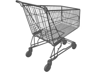 Shopping Cart 3D Model