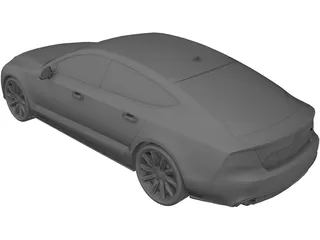 Audi A7 Sportback (2009) 3D Model