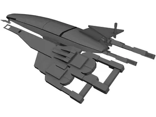 Mass Effect Normandy SSV SR1 3D Model