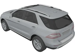 Mercedes-Benz ML 350 (2012) 3D Model