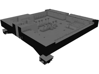 Temple of Karnak Rebuilt 3D Model