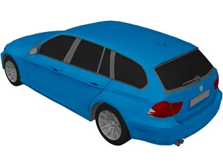 BMW 330i Touring (2011) 3D Model