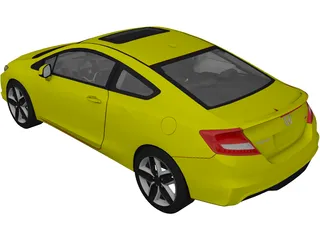 Honda Civic (2012) 3D Model