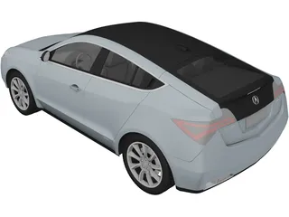 Acura ZDX (2010) 3D Model