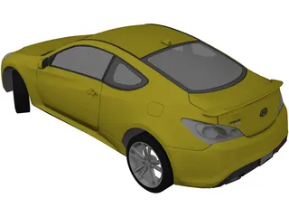 Hyundai Genesis Coupe 3D Model