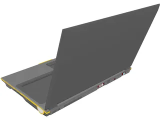 Toshiba Laptop 3D Model