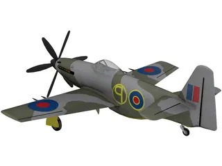 Martin Baker MB 5 3D Model