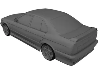 BMW M5 e34 (1995) 3D Model