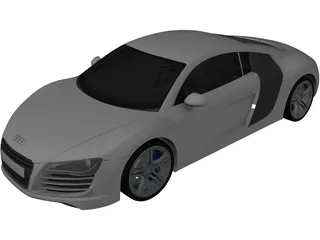 Audi R8 3D Model