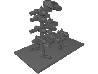 Miniature Confocal System 3D Model