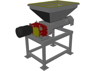 Meat Grinder with Stand 3D Model