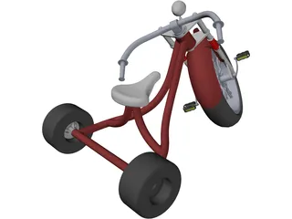 Kids Trike 3D Model