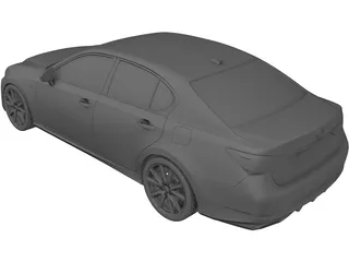 Lexus GS350 (2012) 3D Model