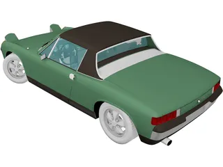 Porsche 914-6 (1970) 3D Model