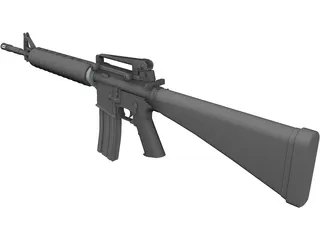 M16A2 3D Model