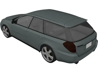 Subaru Outback 3D Model