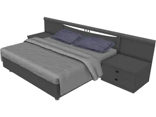 Bed 3D Model