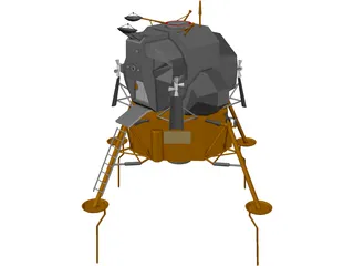 Apollo Lunar Module LEM 3D Model