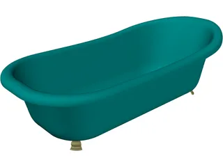 Bathtub Free Standing 3D Model