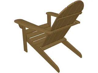 Chair Adirondak 3D Model