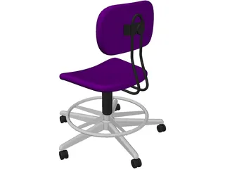 Chair Draftmans 3D Model