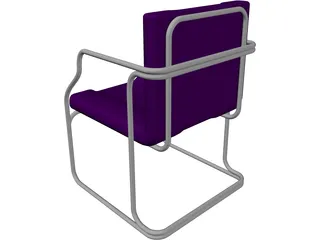 Chair Guest 3D Model