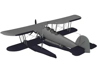 Fairey Swordfish 3D Model