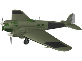 Heinkel He 111 H 3D Model