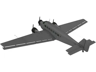 Junkers Ju 52 G9 3D Model