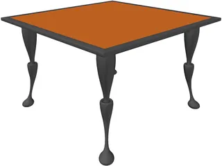 Table Small 3D Model