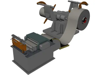 Double Supply Line 3D Model