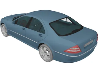 Mercedes-Benz S-class (2003) 3D Model