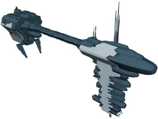 Nebulon Ship 3D Model