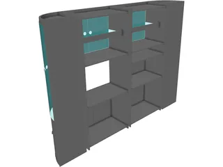 Wall Unit 3D Model