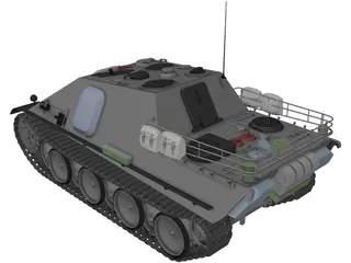 Resource Tank 3D Model