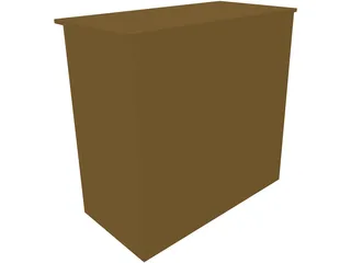 Bathroom Cabinet 3D Model