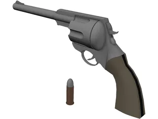 Revolver 3D Model