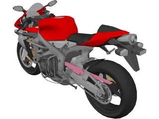 Honda CBR600 Street 3D Model