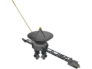 Voyager Space Craft 3D Model