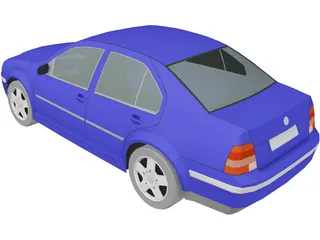 Volkswagen Bora 3D Model