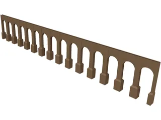 Aquaduct Bridge 3D Model