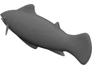 Salmon 3D Model