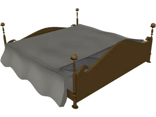 Bed 3D Model