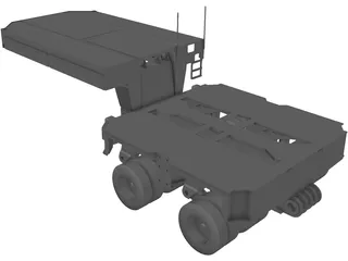 Goldhofer Hydraulic Gooseneck (2000) 3D Model