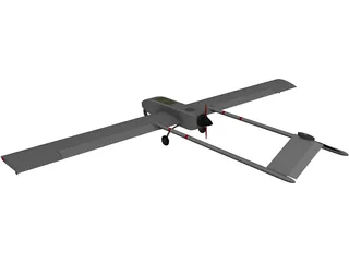 US Army Tactical Unmanned Aerial Vehicle (TUAV) 3D Model